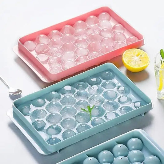 Round Ice Cube Tray with silicone