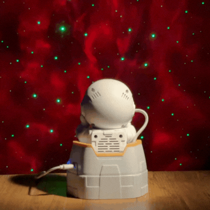 Astronaut Galaxy Speaker and Projection Lamp